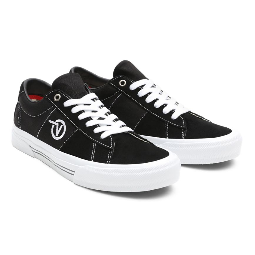 Vans Skate Sid Dam Svarta/Vita - Vans Skateskor Rea (LIPTY7049)